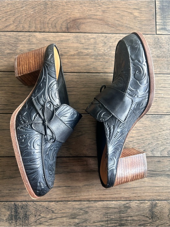 Patricia Nash Shoes - Patrica Nash Black Leather Clogs